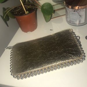 Zara Gold Clutch